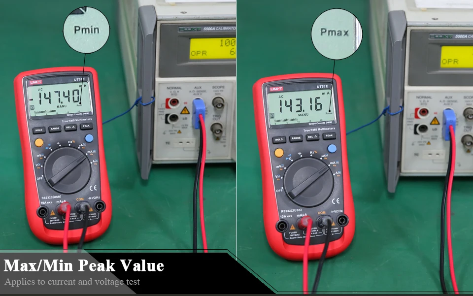 UNI-T True RMS цифровой мультиметр UT61A UT61B UT61C UT61D UT61E UNI T AC DC Multimetros Конденсатор Транзистор тестер пика данных