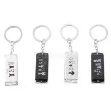 7 Hole 14 Tone Mini Harmonica Giraffe Keychain Keyfob Keyring Music Lovers Kids Women Xmas Gift Random