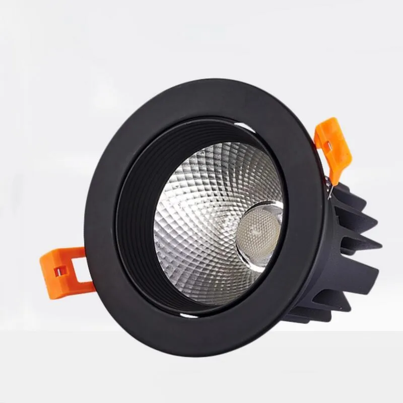 

High Quality Epistar LED COB Recessed Downlight Dimmable 10W LED Spot lamp Dimming Ceiling Lamp light 110v 220v
