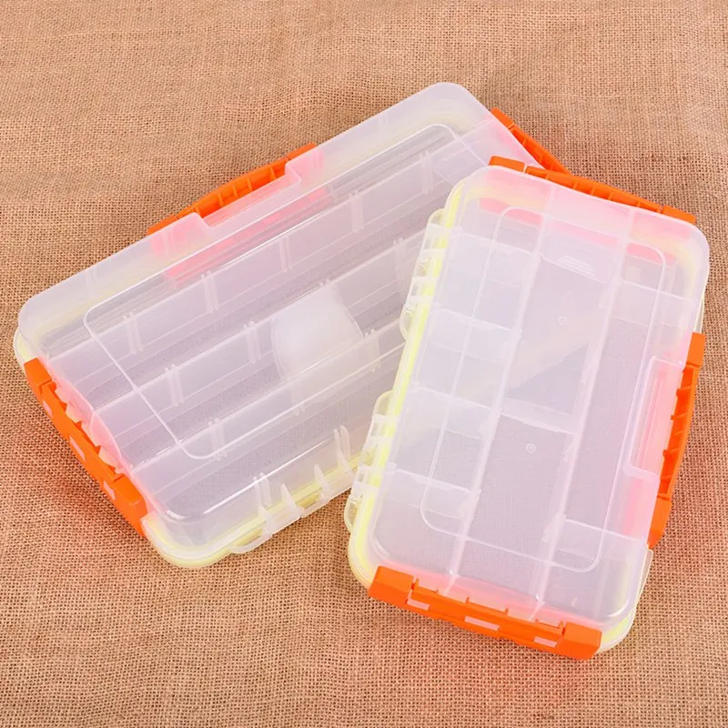 

Transparent Waterproof Road Sub-Box Three-Side Lock Fishing Gear Accessories Box
