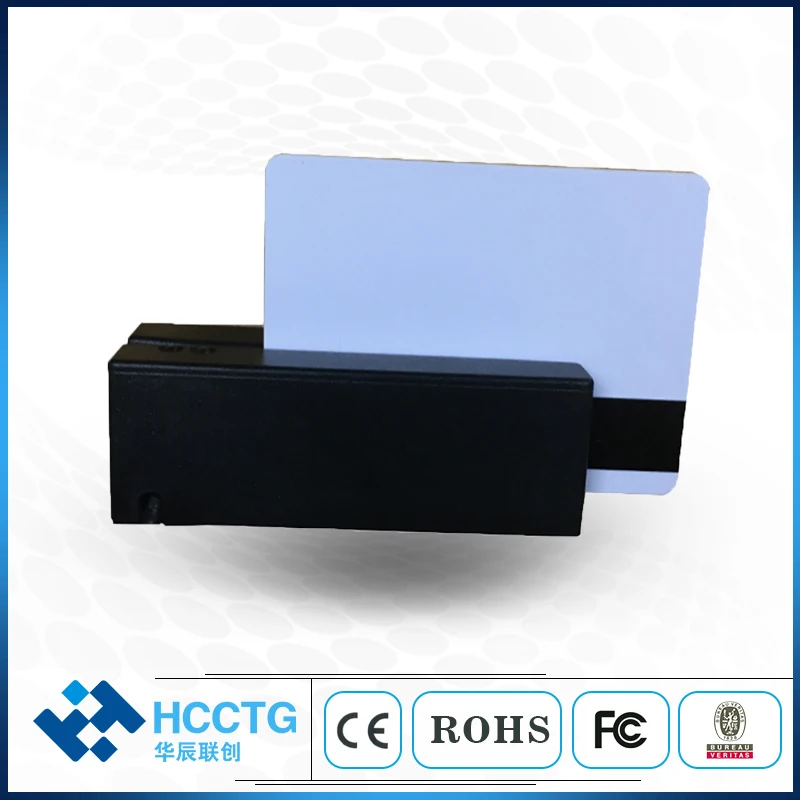RS232 Mini Portable Stripe Magnetic Card Reader HCC790