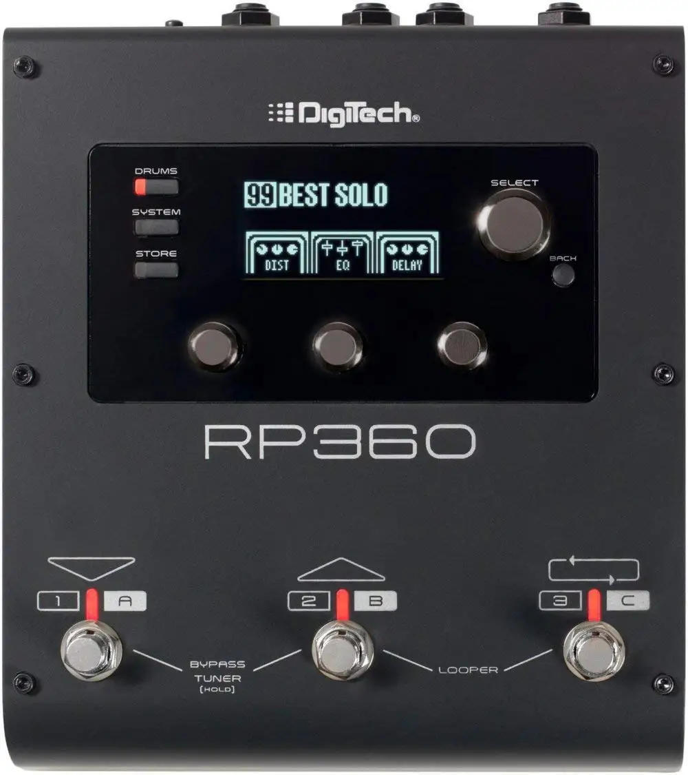 DigiTech RP360 мульти-FX для езды на велосипеде с USB 126 эффекты 198 предустановками и