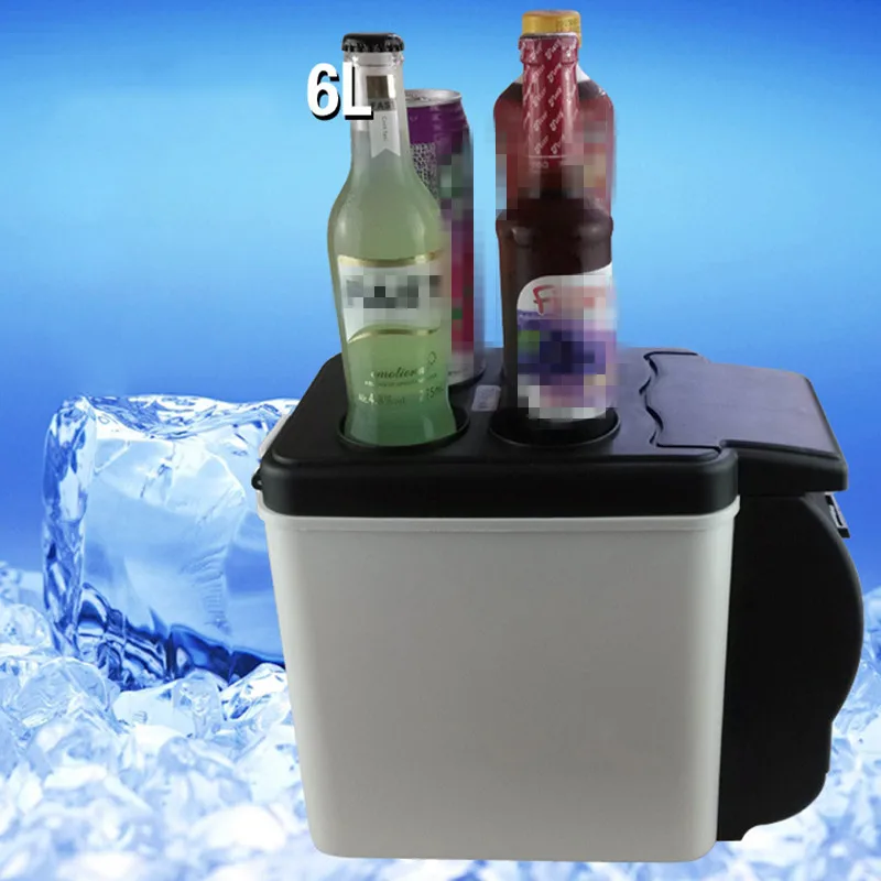 6L Mini Hot and Cold Car Refrigerators Car Electrical Appliances Cold 5