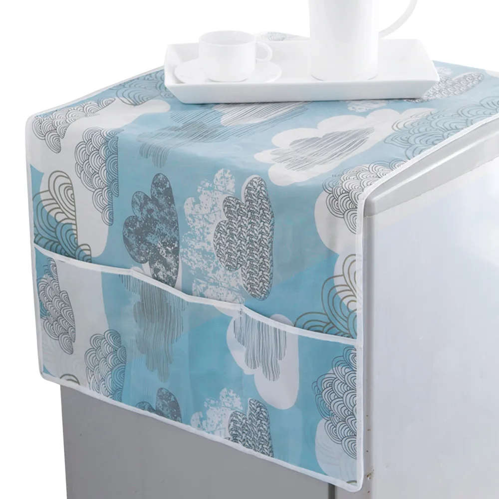 

Fridge Print Refrigerator Dust Proof Cover Muti-use Pouch Storage Bag