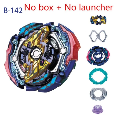 Забавный B-100 Beyblade burst стартер Bey Blade Лезвия Металл fusion bayblade с пусковым устройством высокая производительность battling top - Цвет: B142 No launcher