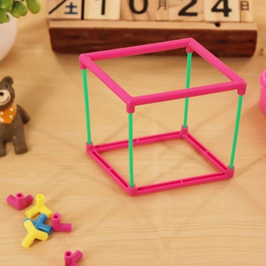 3D Geometric Model Building Assemble Kits Educational Toy for Math Geometry Taching Aids - Kid Student Supplies