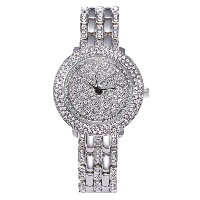 

NOBDA brand women's silver watch water resistant fashion diamonds ladies dress women watches clock quartz-watch horloges vrouwen