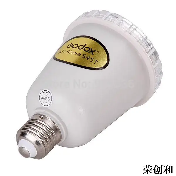 Студийный стробоскопический светильник Godox S45T E27 с винтом AC Slave Flash Strobe Bulb 45W 110V