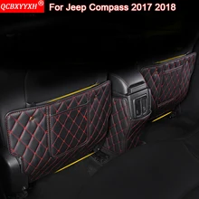 QCBXYYXH автомобильный Стайлинг Авто интерьерное сиденье протектор боковой край защитная накладка Автомобильная Наклейка Анти-защита спинки кресла для Jeep Compass