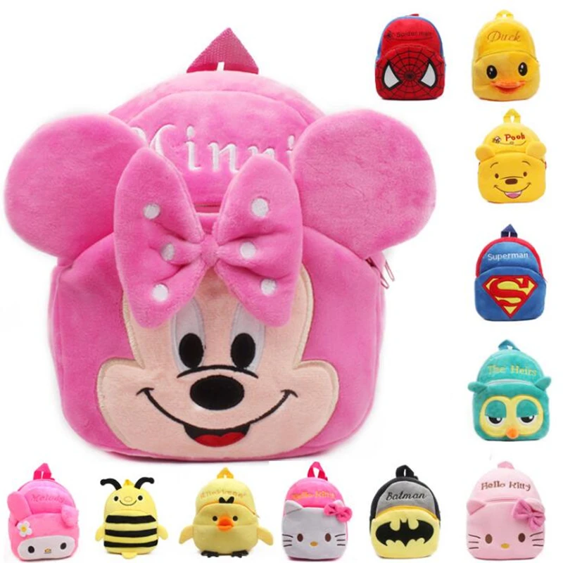 

Cartoon Kids Plush Backpacks Baby Toy Schoolbag Student Kindergarten Backpack Cute Children School Bags For Girls Boys mochila
