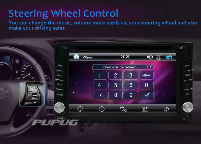 Flash Deal NEW Bluetooth GPS Car Stereo DVD Player With 6.2" Double 2 Din Radio RDS Map+CAM 22
