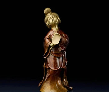 

Art Deco Sculpture Woman The Ancient Maid Bronze Statue