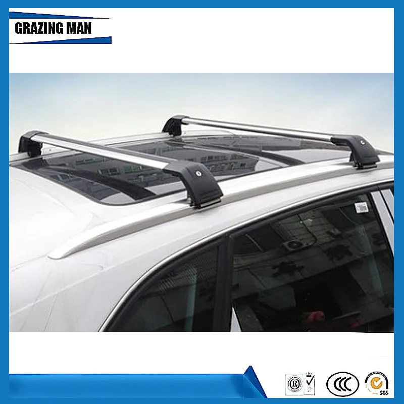 High quality 2 PCS Aluminium alloy roof rack rail cross bar fit for KORENCO 2014+ Luggage Carrier