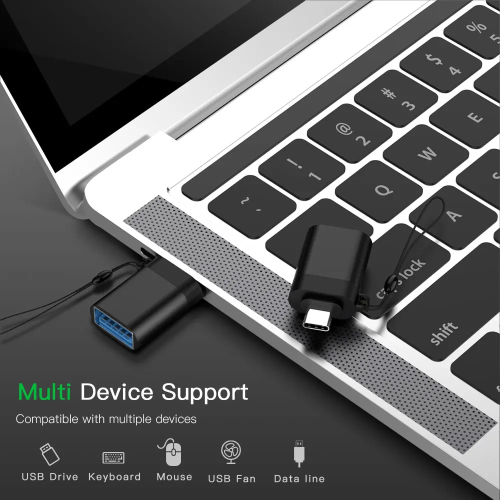 OTG type-c usb c адаптер micro type c usb-c usb 3,0 зарядный преобразователь данных для samsung S9 S8 huawei P20 MacBook Pro usb-c переходник