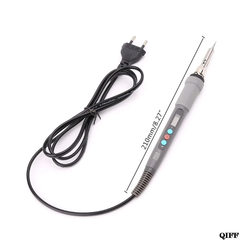 

Drop Ship&Wholesale 60W Adjustable LCD Digital Electric Soldering Iron Constant Temperature Rework Welding Gun Tool APR28