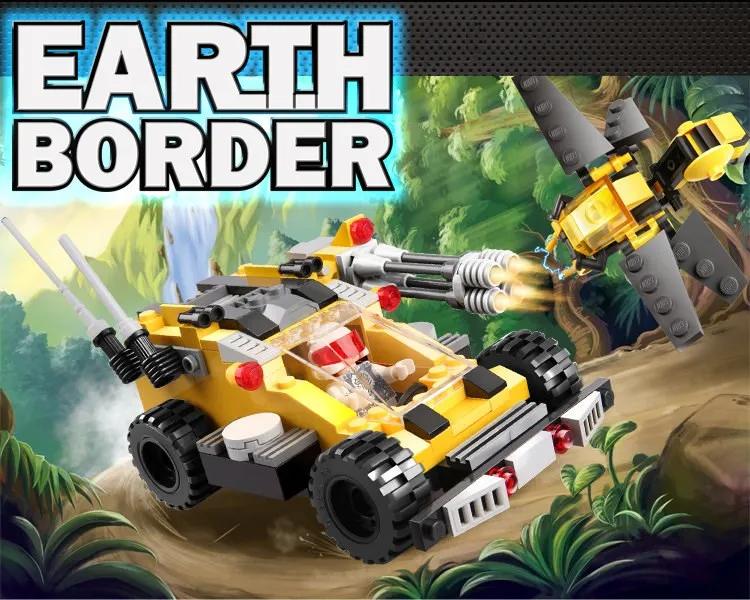 

GUDI Earth Border Star War Educational Building Blocks Toys For Children Kids Gifts Robot