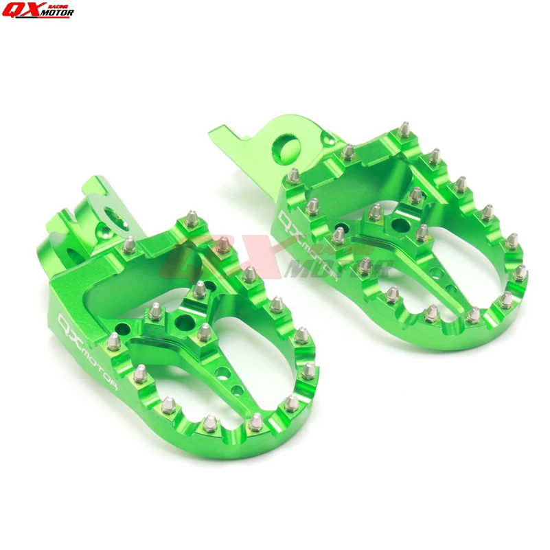 CNC Заготовка MX подножки педали для kx250f 2006 2016 kx450f 2007 klx450r 2008 2013 2009 2010 2012 2014|Подставки
