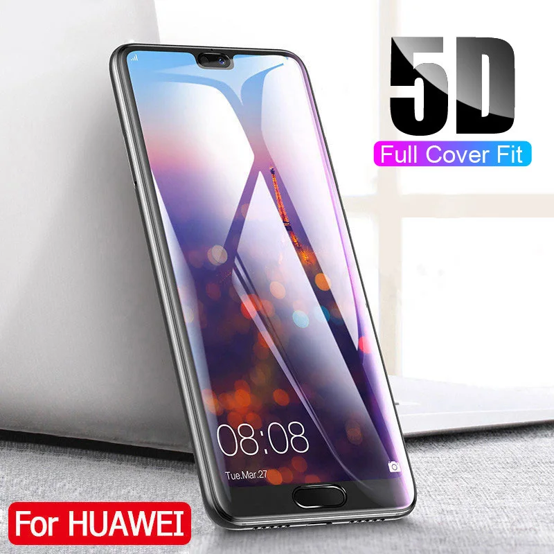 5d изогнутый экран протектор для huawei p20 lite закаленное стекло pro p 20 20pro p20lite p20pro