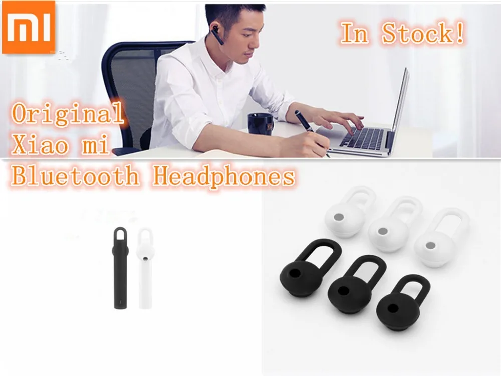 Najtaniej Oryginalny Xiaomi bezprzewodowy słuchawka douszna bluetooth 4.1 Stereo jasne słuchawki wbudowany mikrofon zestaw głośnomówiący dla Xiaomi uwaga 2
