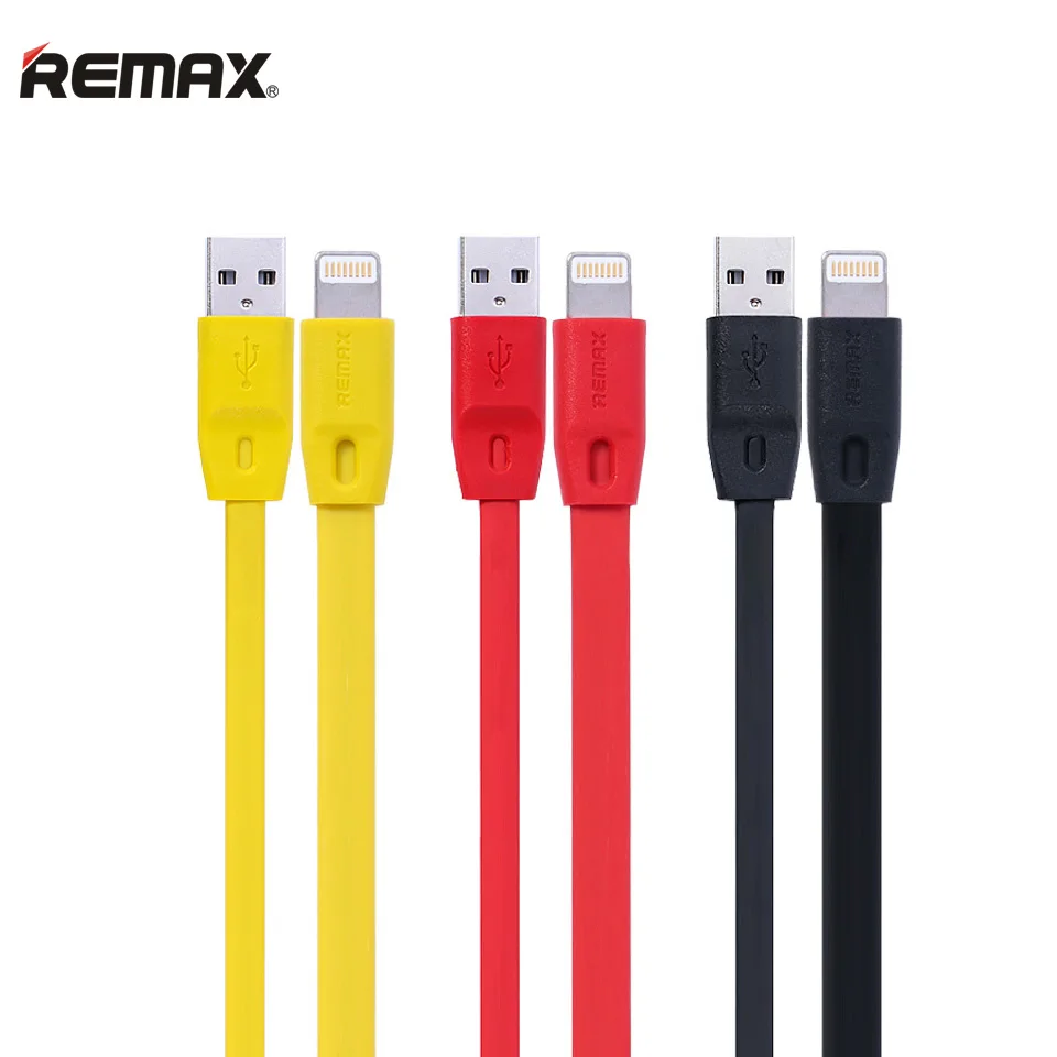 Remax Original 1m 2m 8 Pin for Lightning to USB Cable Data Sync Fast