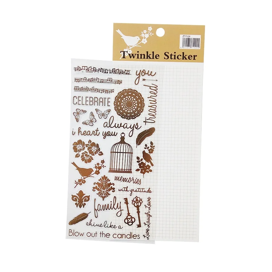 1 упак./лот Golding Twinkle ежедневные декоративные наклейки Скрапбукинг палка этикетка