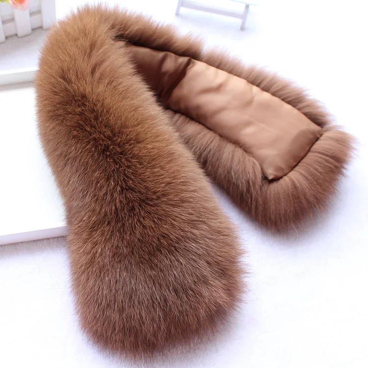 natural fox fur collar scarf (10)