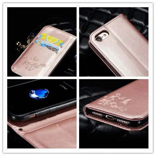 Кожаный флип-чехол для iPhone 6 s 5 5S SE, 6, 7, 8, huawei P8 P9 Lite samsung A3 A5 A7 J3 J5 J7 Чехол-Кошелек на телефонные чехлы
