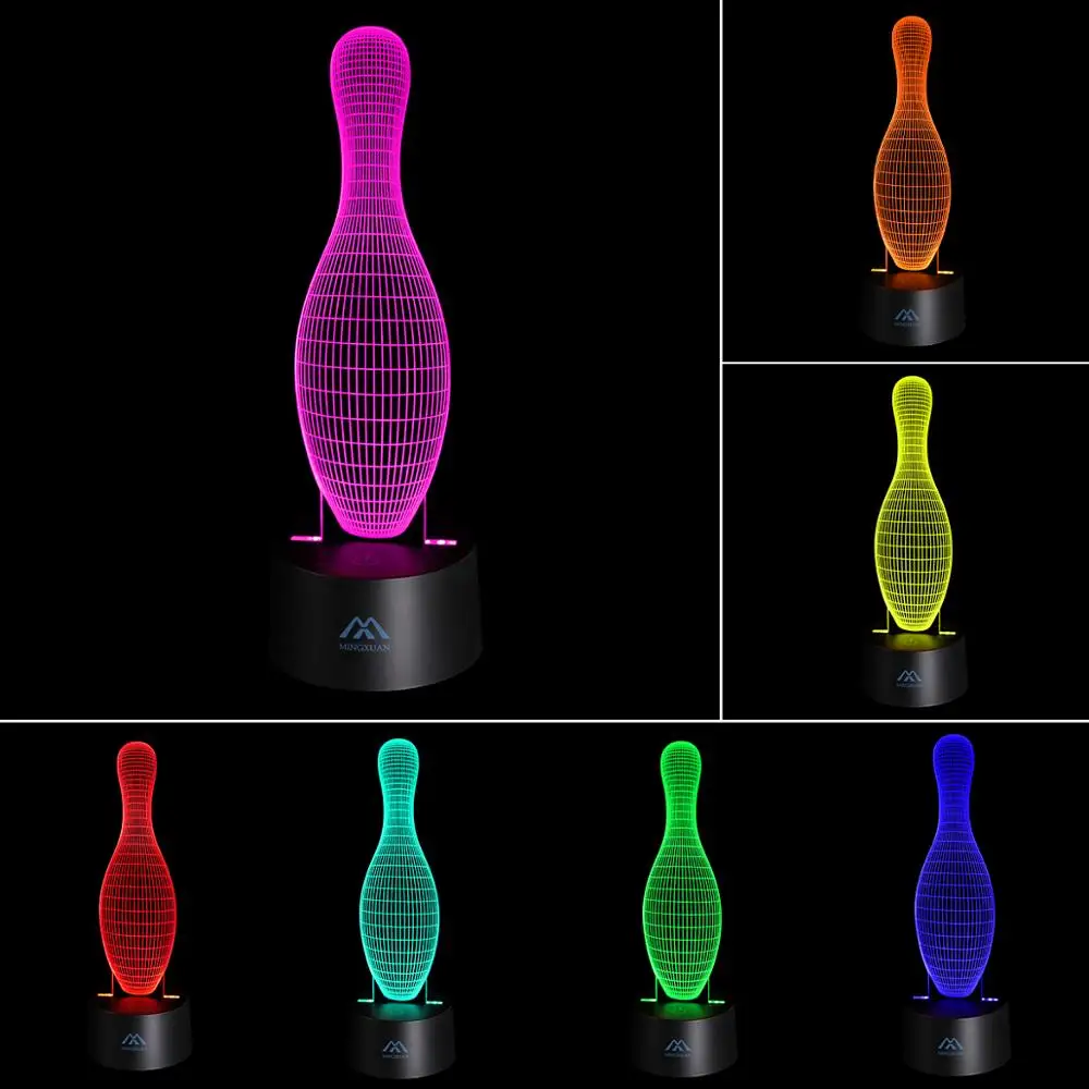 Flower Vase Book Light Novelty Lighting Birthday Party Gift Book Light Rechargeable 3D Lamp Illusion 7 Colors Touch Switch (4)