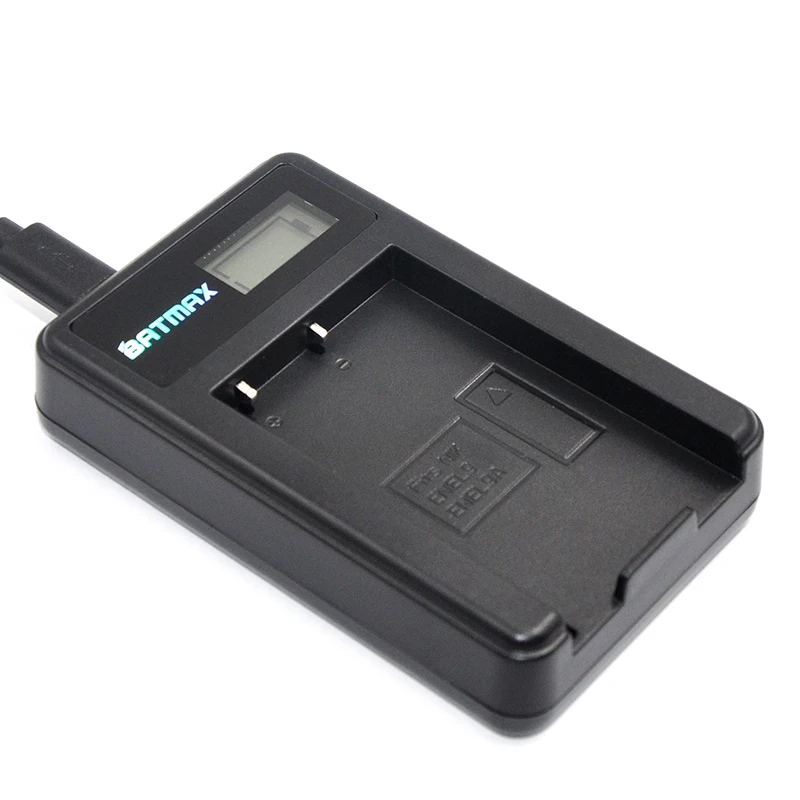 Caricabatterie Display Lcd Usb Per Batteria Agli Ioni Di Litio Per Fotocamera En-El9 En El9 En-El9A En El9A El9A Per Nikon En-El9A D40 D60 D40X D5000 