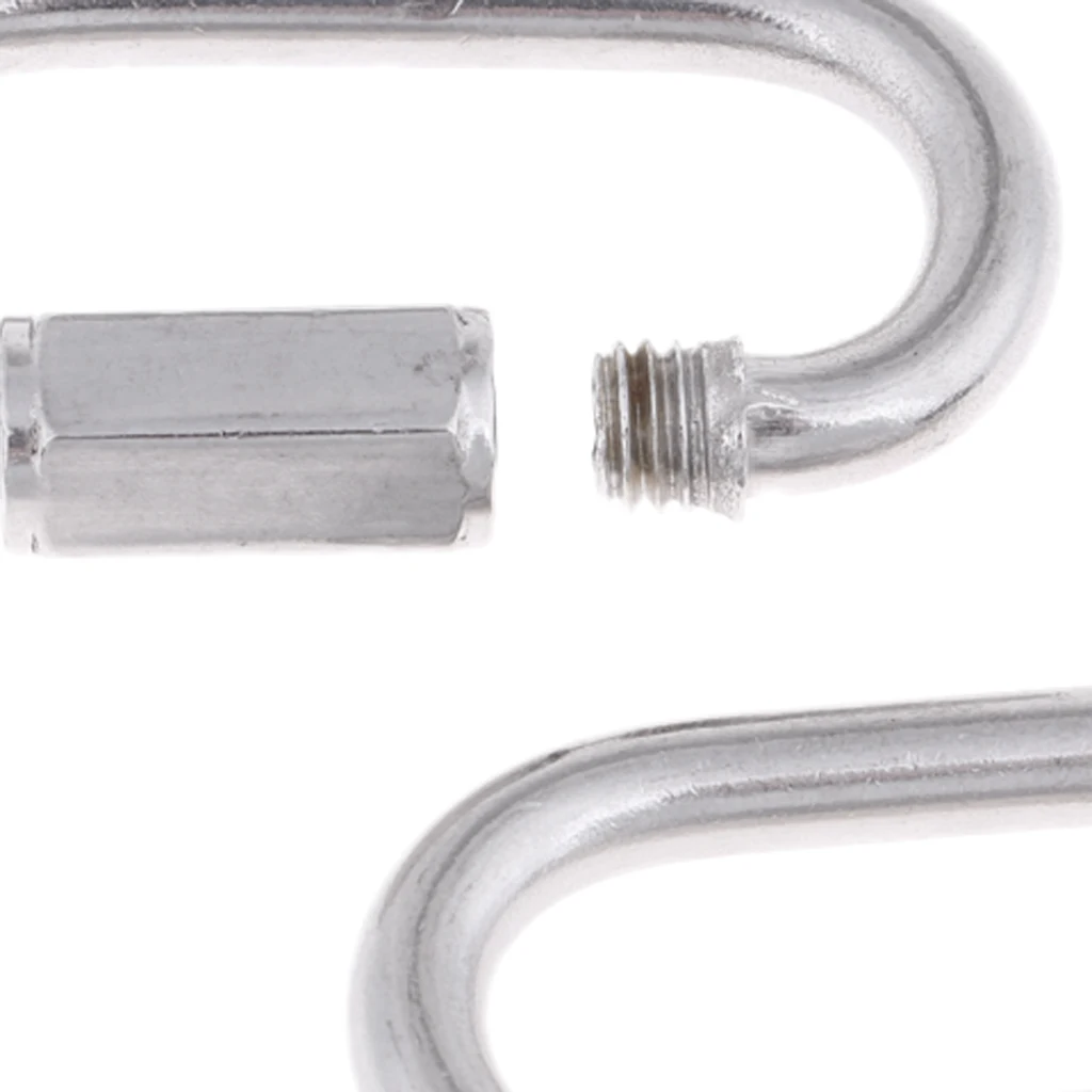 Perfeclan Lot 2 Scuba Diving Snorkeling Quick Link Clip Hook Keychain Carabiner Snap Chain Rope Connector
