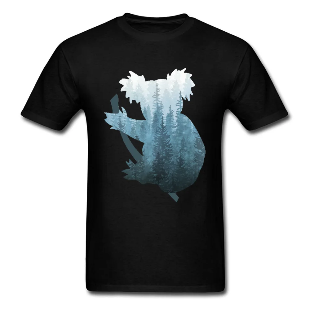 Misty Forest Koala Bear_black