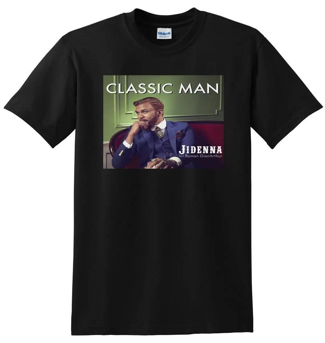 * Новая футболка JIDENNA Классическая мужская виниловая с Cd-постером топы летняя