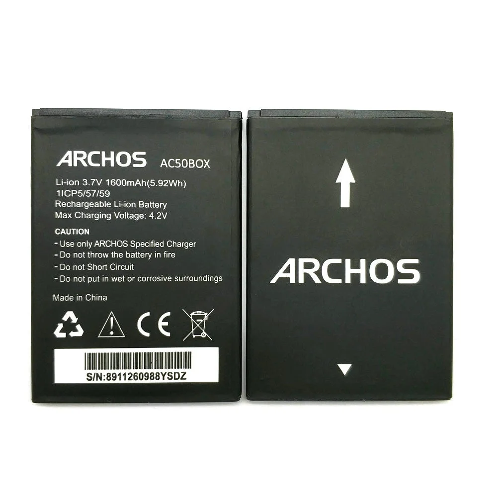 

New High Quality 3.7V 2000mAh AC50BOX Battery for Archos 50 Platinium 50b Mobile Phone battery