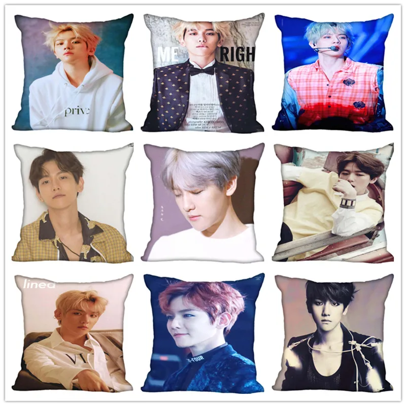 

Hot Custom KOPO BAEK HYUN Square Pillowcase Custom Zippered Bedroom Home Pillow Cover Case DIY gift for you