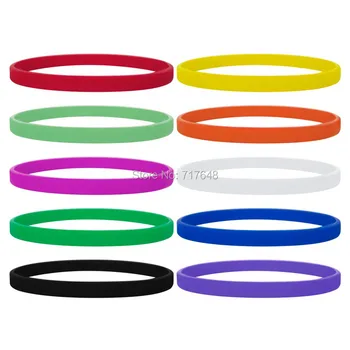 

100pcs Blank Skiny thin wristband silicone bracelets free shipping by epacket A