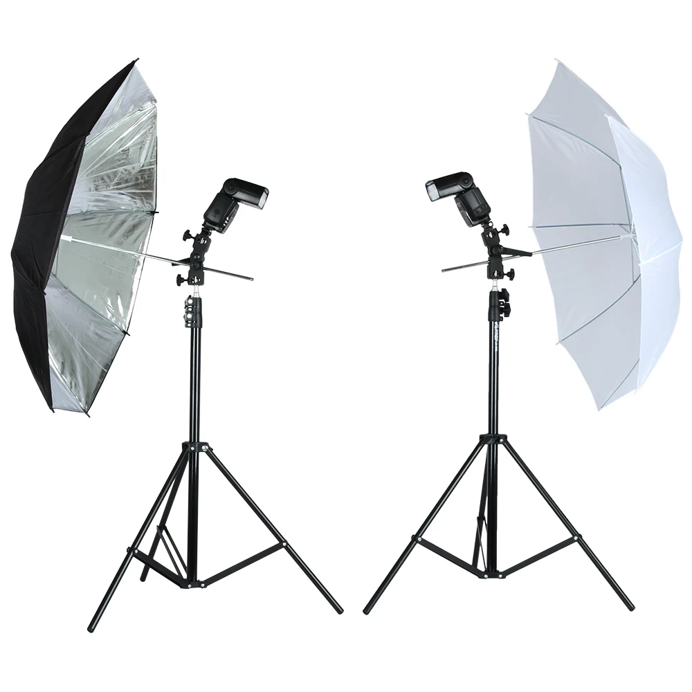 2x Viltrox 2.2M Light Stand Tripod +2x Flash Bracket Holder+1x