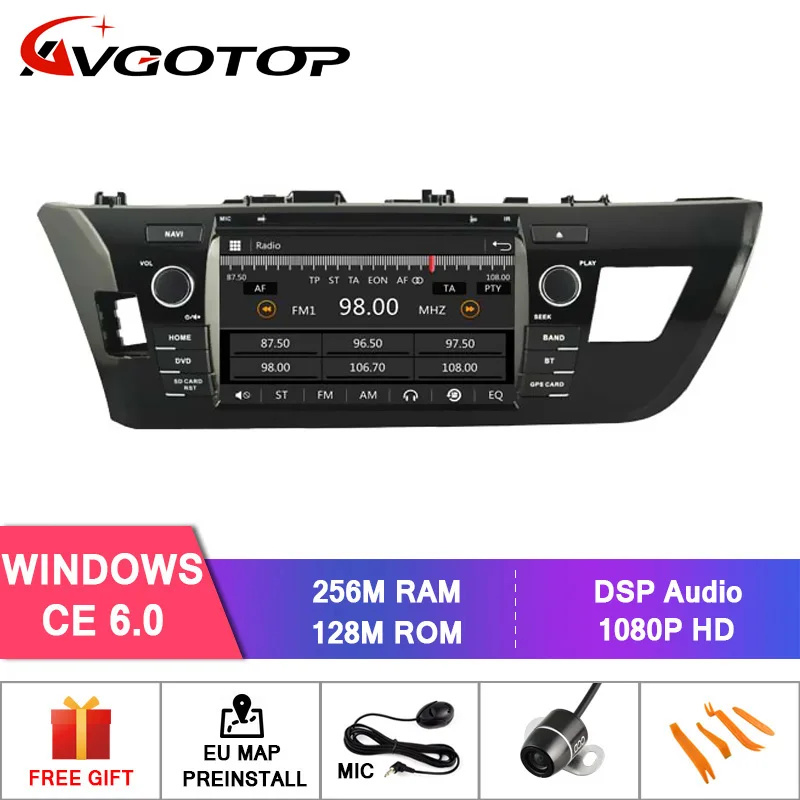 Perfect AVGOTOP Android 9 WINCE Bluetooth GPS Car Radio DVD Player For TOYOTA COROLLA LEVIN 2014 2G 16G MP3 MP4 Vehicle Multimedia 1 Perfect AVGOTOP Android 9 WINCE Bluetooth GPS Car Radio DVD Player For TOYOTA COROLLA LEVIN 2014 2G 16G MP3 MP4 Vehicle Multimedia 1