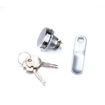 

Waterproof Covered Cam Lock Cabinet Safe Letter Mail Box Key Lock 18mm w/ 2 Keys