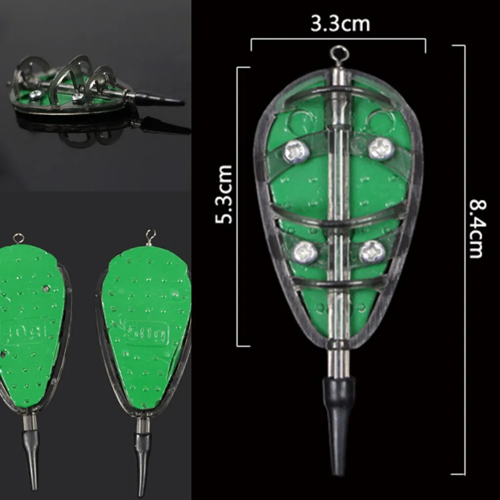 

2019 New Fishing Feeder With Mould Carp Lead Sinker Method Bait Lure Accessories 20g-100g Fishing Tools