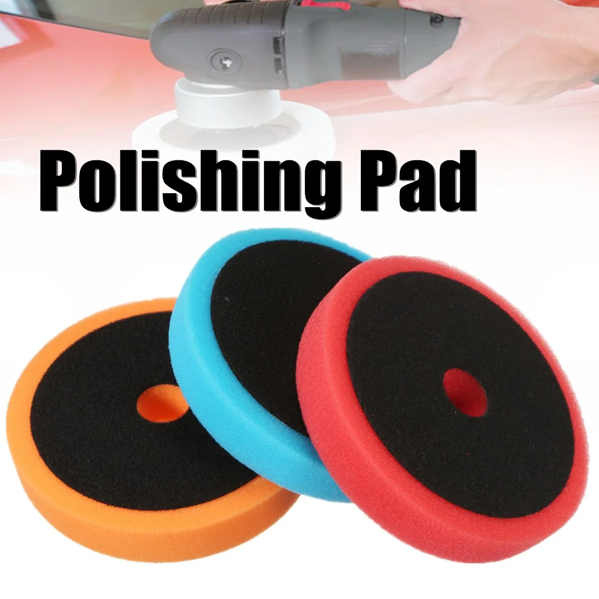 6 Inch 150mm Polishing Pad Buffing Pad Sponge Kit Sets for Car Polisher Bufferin Polishing Disc