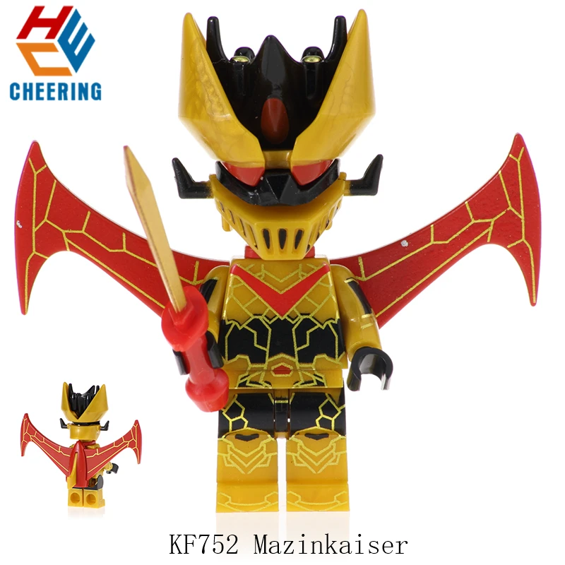 

Single Sale Super Heroes Mazinkaiser Mazinger Z Action Figure Bricks Building Blocks For Children Toys Best Gift KF752