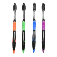 Бамбуковый уголь Зубная щётка стоматологических уход за полостью рта мягкая нано зубная щетка комплект мягкой уголь Уход за полостью рта электрическая зубная щетка 4 шт./компл