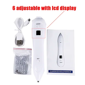 

Kaizm Beauty Instrument Laser Mole Freckle Remover Black Dot Removal Dark Spot Remover For Face Wart Tag Tattoo Remaval Lcd Pen