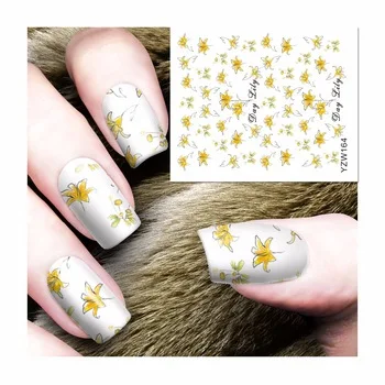 Nail Art Wrap Water Transfer Nails Sticker Leopard Series Water Decals Stickers Decoration Tools Wraps 164