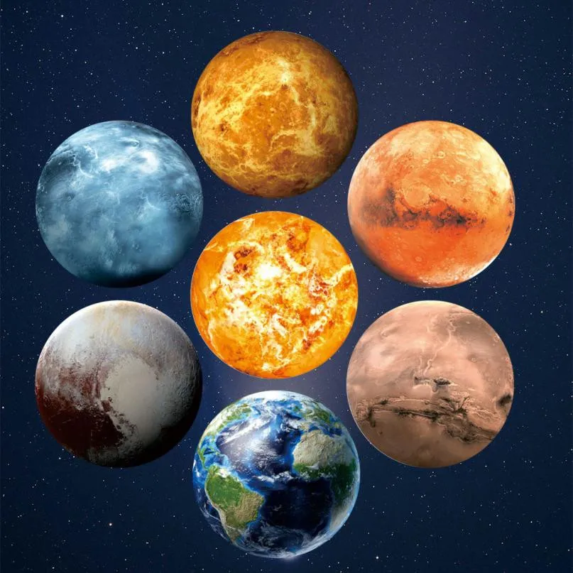 

30cm 3D Planet Earth Fluorescent Wall Sticker Removable Glow In The Dark Sticker Creative Wall Decals2019 2018 2.4#5$