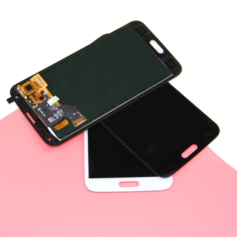 Замена черно белого ЖК дисплея S5 сенсорный экран для samsung Galaxy G900F G900 G900M дисплей с