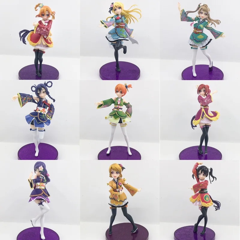 

Anime Lovelive Action Figure Toys love live PVC Q version Figures Model Collection toys gifts