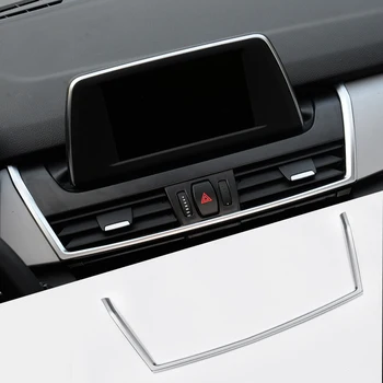 

1 Pcs Inner AC Outlet Decoration Trim ABS Chrome For BMW 2 Series 218i F45 F46 Gran Active Tourer 2015 2016 2017 Car Accessories