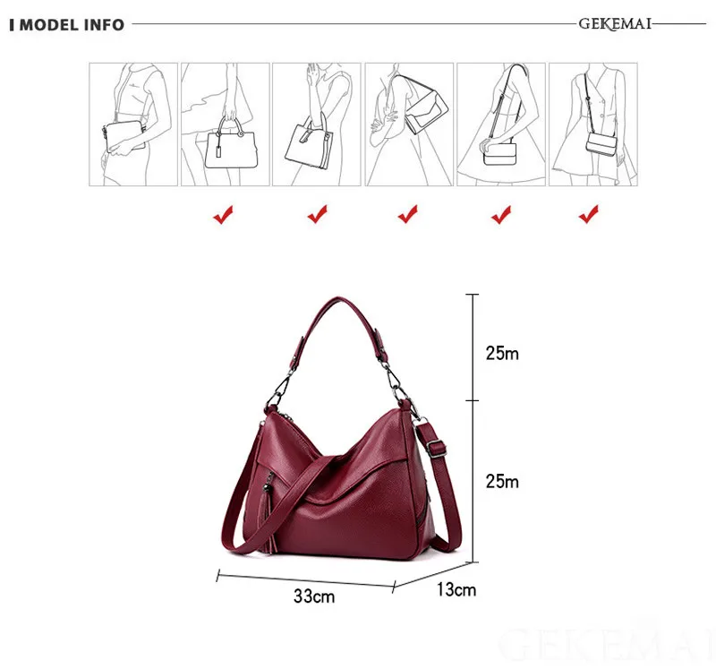 Дизайнерская Женская сумка через плечо, модные кожаные сумки через плечо с кисточками для женщин, роскошные женские сумки, женская сумка-мессенджер