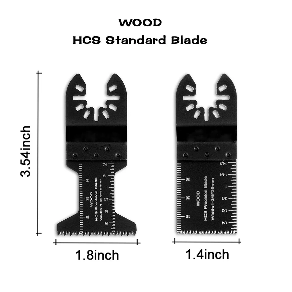 WHDZ 2pcs Universal Bi-metal Precission Multitools Saw Blade Oscillating Multi Tools Electric Function Tool Parts Power Tool WHDZ 2pcs Universal Bi-metal Precission Multitools Saw Blade Oscillating Multi Tools Electric Function Tool Parts Power Tool